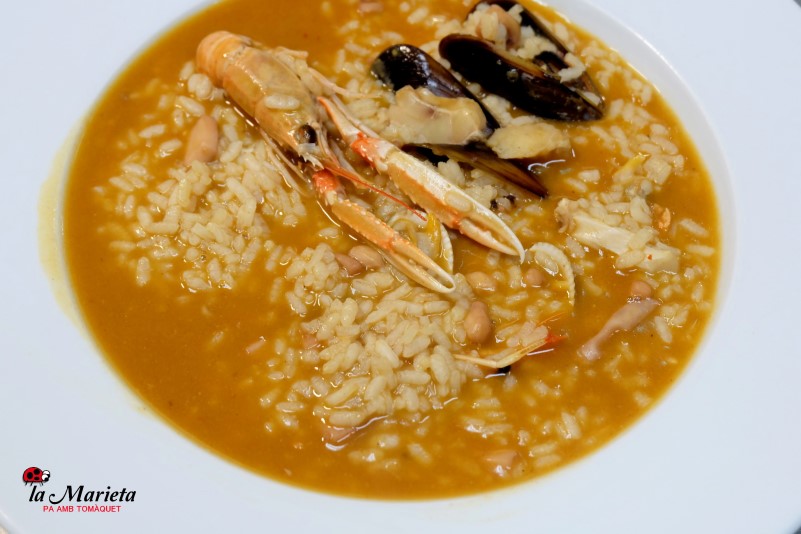 Restaurant La Marieta, Mollet del Vallès, Barcelona, menú diario a 10,60€ cada día un arroz diferente